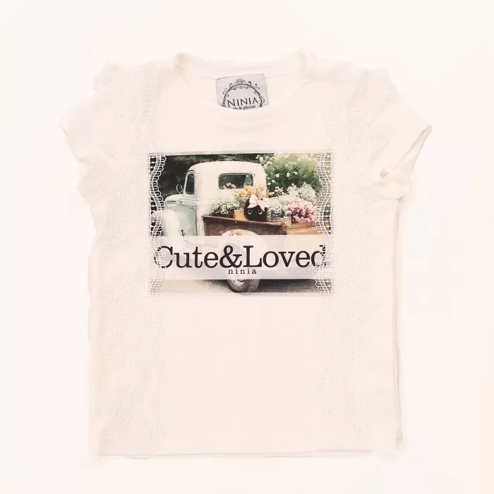 SHIRT CUTE WHITE 