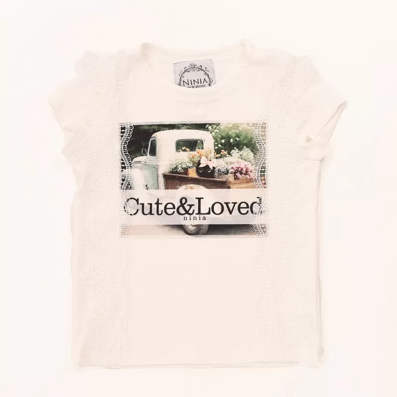 SHIRT CUTE WHITE 