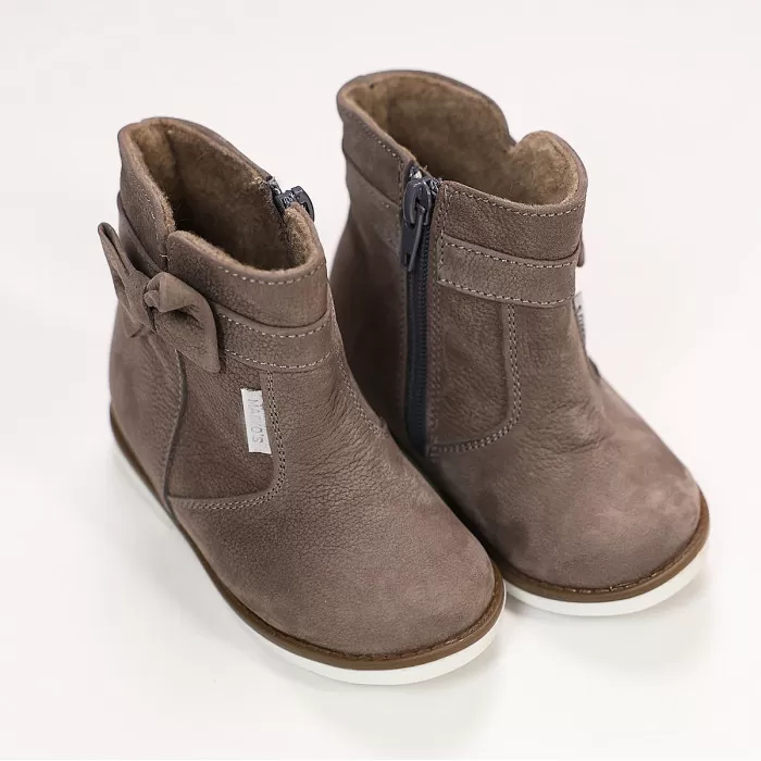 BOOTS GREY BOW 