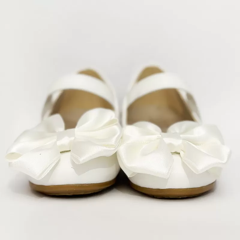 CIPELICE SATIN BOW WHITE 