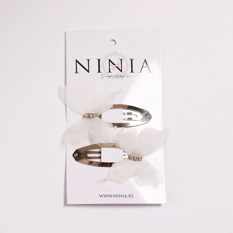 ŠNALE BUTTERFLY WHITE 