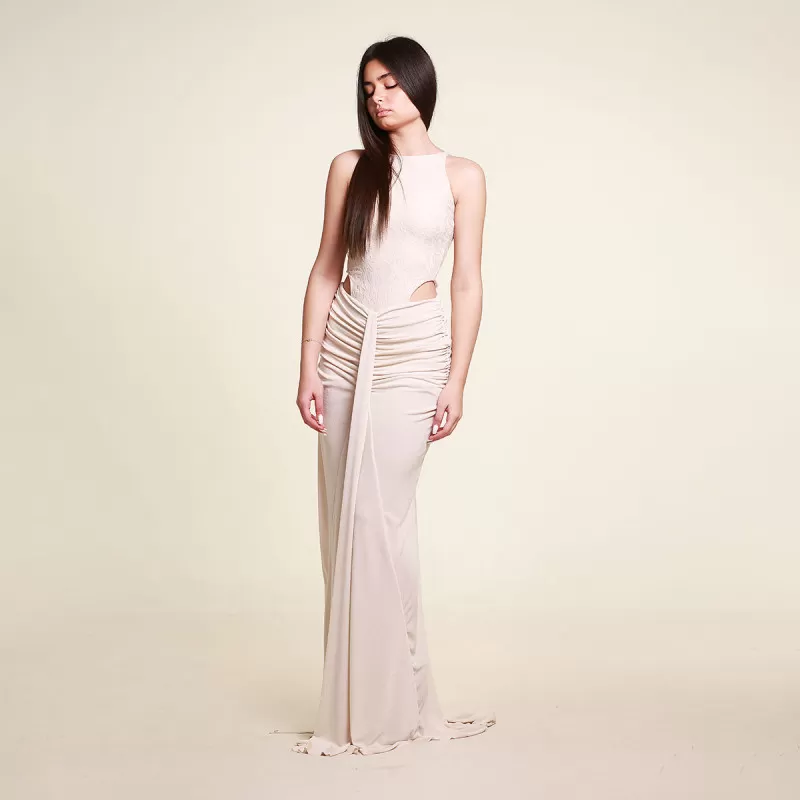 HALJINA MIHA BEIGE LACE 