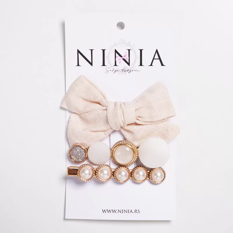 HAIR ACCESSORIES BEIGE 