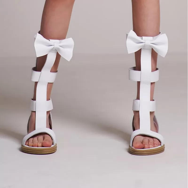 SANDALS GLADIATOR WHITE 