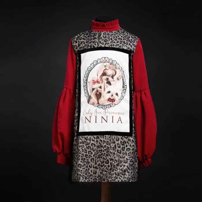 DRESS PUPPY IN RED 