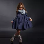 DRESS MACY BLUE 