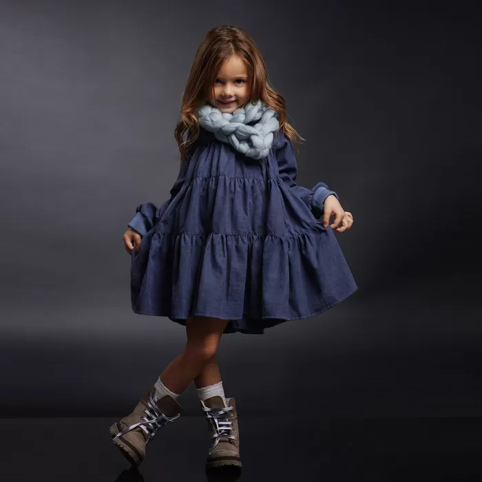 DRESS MACY BLUE 